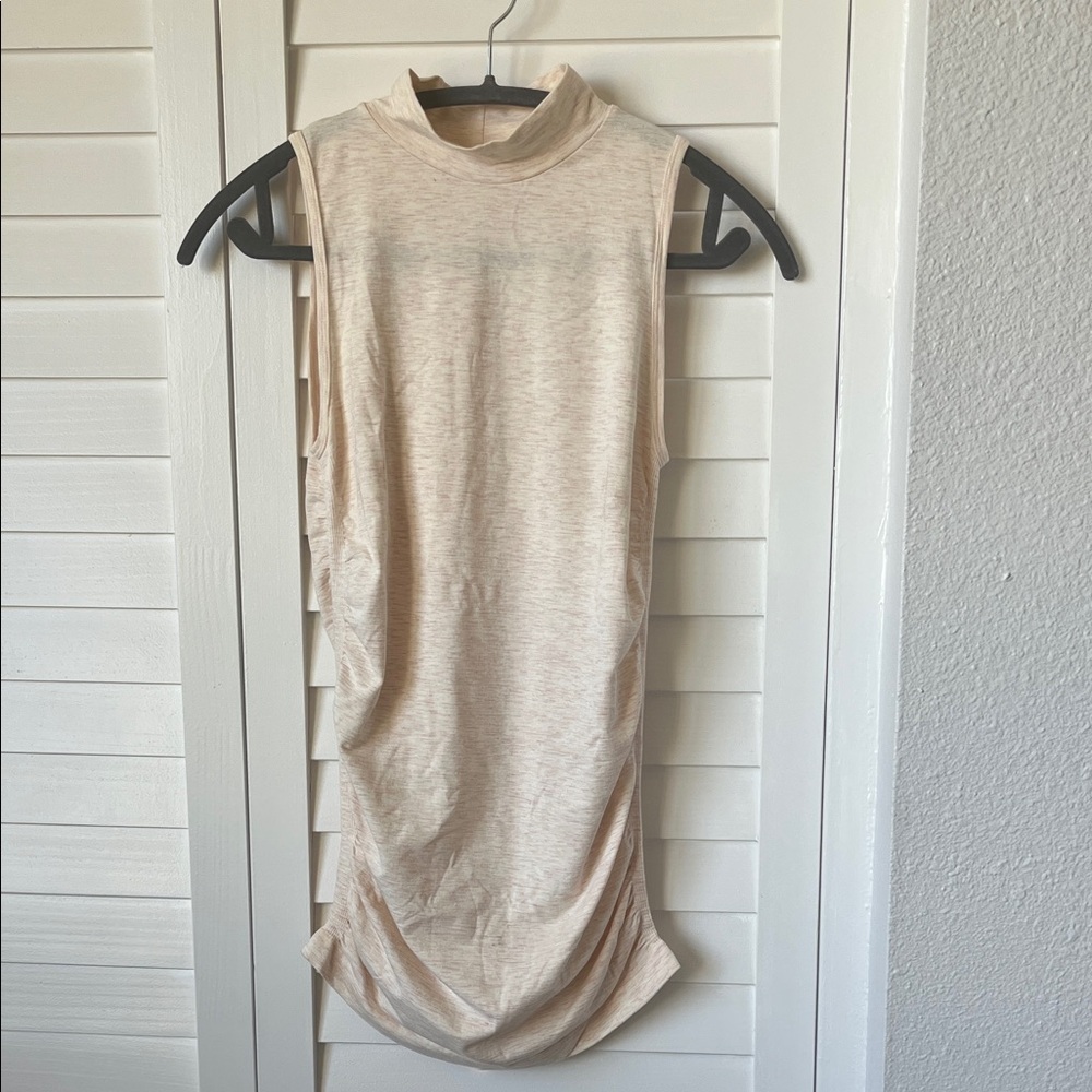 Sleeveless Cream Women's Top